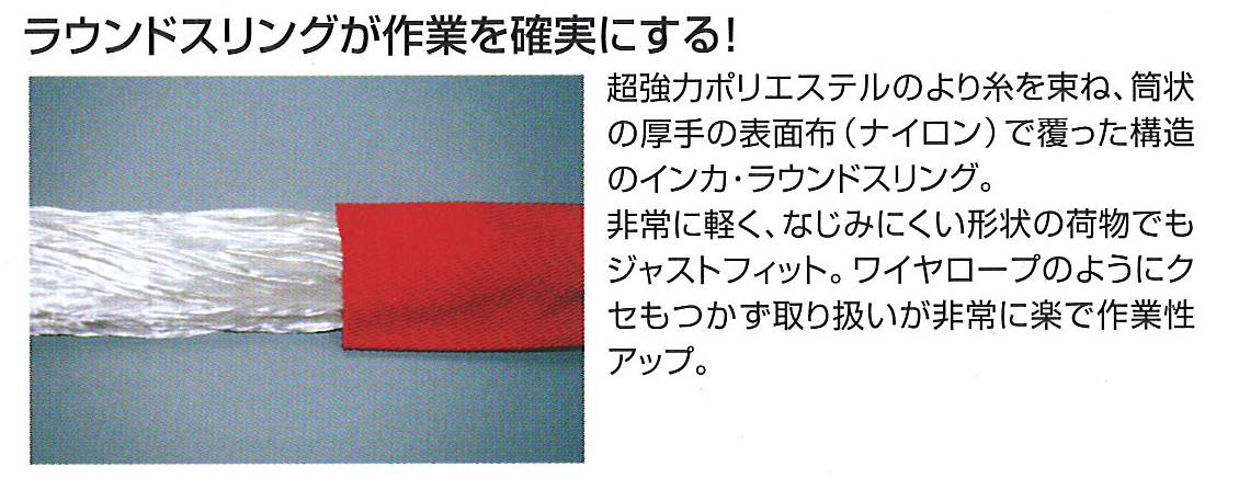 春の新作続々 両端アイ形 紺色 使用荷重8.0t 長さ10m